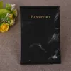 حاملي البطاقات الموضة للنساء الرجال جواز سفر تغطية PU الجلود حامل معرف الهوية حماية حقائب محفظة المحفظة
