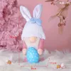 Easter Bunny Gnome Party Plush Scandinavian Elf Decorations Nordic Dwarf Figurines Table Gnomes Decor Doll ornaments ZC712