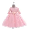 2021 Navidad DrBeading Formal elegante vestido de boda PrincDresses flor noche fiesta infantil para niñas ropa para niños X0803