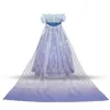 Set di abbigliamento nuova estate manica corta neve e ghiaccio strano destino 2 Aisha Princess Dress Halloween Girl