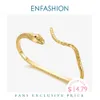 Enfashion imitado pulseira de cobra para mulheres cor de ouro animal pulseiras de palma 2021 festa moda jóias pulseras mujer b212236 q0717
