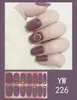 Adesivi decalcomanie nail art con cerchio di linea fiore racchiutri polacchi con ghiolo strisce per manicure colorata