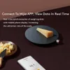 O Smart Kitchen Scale 0.1g Accurate Wearing Hand Kaffeassistent Realtidsinspelning Anslut till Mijia App LED-skärm 210728