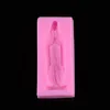 Silikonowa Mold Dziewica Maryja 3D Mydło Czekoladowe Formy DIY Domowej roboty Kremówka Ciasto Dekorowanie Dekoracji Pieczenia Narzędzia