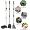 Dog Travel Outdoors Outdoors Three Piece Detachable Pet Heces Metal Broom Pollo Pala Limpieza Suministros para perros pequeños grandes Mascotas, Grande