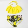 23 Style Kids Swimwear Swimsuit 7-14 Years Children Print Bikinis Wholesale Brand Baby Biquini Infantil Girls Bathing Suit