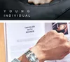Skmei moda criativo esporte relógio homens pulseira de aço inoxidável led monitor relógios 5bar impermeável relógio digital Reloj hombre 0926