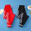 Spring Sport Cargo Pants Plus Size Letter Embroidery Women High Waist Streetwear Cool Girl Harajuku Hip Hop 210531