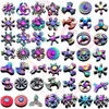 120 types En stock Spinner jouet de décompression Rainbow hand spinners Tri-Fidget Metal Gyro Dragon wings eye finger toys toupie handpinner witn box