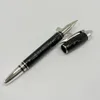 GIFTPEN Promotion Writing pen Black or Sliver Roller Ballpoint Fountain pens stationery office school supplies with Serial Number 5024936