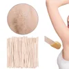 Elektrisk näsa öron trimmare engångs trä vaxning stick vax bönor torka hårborttagning skönhet bar kroppsverktyg