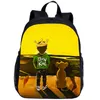 Small School Backpack For Boys Kindergarten Africa America Pattern Cartoon Bag Children Kid Student Bookbag Bags