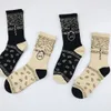 Носки Grimace с цветком кешью, модные хлопковые носки для мужчин и женщин, дизайнерские повседневные носки Sport201D