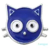 Mini Cute Cat 12mm Snap-knop DIY Snap Armband Oorbellen Ketting Sieraden Gift