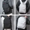 Män ryggsäck för 15,0 inches laptop back pack stor kapacitet stundet ryggsäckar pläterad avslappnad stil väska vattenavstötning 210929