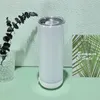 ABD Stokları Süblimasyon 20oz Düz Müzik Tumbler Bluetooth Tumbler Saman Kapak Boşlukları Paslanmaz Çelik Çift Duvar Sıska Kahve Bardakları Seyahat Kupalar Partisi