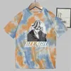 Bleach Kisuke Urahara T-shirt Imprimer Mode Manches courtes Col rond Tie Dye Anime Tops Y0809