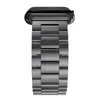 Metal Strap For Apple Watch band 44mm 40mm 38mm 42mm Stainless Steel Wristband Three Beads Sports Bracelet Iwatch Series 6 5 4 3 Se Watchband Smart Accessories