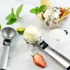 Selfless steelice creme colher sorvete purê batatas melancia geléia iogurte mola lidar com acessórios de cozinha