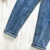 Plus Größe Frauen Hohe Taille Jeans Streetwear Vintage Schwarz Alle Match 5XL Womens Koreanische Mode Stretch Casual Hosen Freund 210708