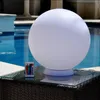 Sol pool lampa färgstark simning damm ljus 12-30cm ip68 vattentät boll gräsmatta landskap ljus för hem trädgård gata hav dekor belysning