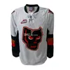 Nikivip retro Calgary Hitmen WHL Wit Zwart Retro Ijshockey Jersey Heren039s Gestikt Custom Nummer Naam Jerseys3215392