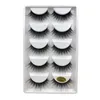 Mink lash Pestañas false eyelash fake lash 3-D thick lashes neutral 5 pairs a set packaging G807 are mixing styles each style has different length for options