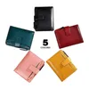 Women Wallet Genuine Leather Retro Oil Wax Cowhide Fashion Girls Short Zipper Cute Small Coin Purse for 220225