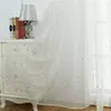Curtain & Drapes Wearing A Rod Small Fresh Silver Star Tulle Curtains Fashion Living Room Bedroom Transparent