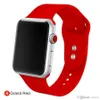 Akıllı İzleme Bantları Yedek Düz Renk Yumuşak Silikon Bilek Bilezik Spor Bant Strap Apple Watches Serisi Tüm Evrensel Aksesuarlar