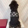 Pet Denim Jacket Dog Apparel Classic Plaid Pets Coat Shirt Fashion Label Dogs Jackets Clothing