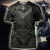 Drop 3D Printed Knight Medieval Armor Men t shirt Knights Templar Harajuku Fashion Tee summer Casual Unisex tees 210706