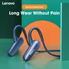 Lenovo Spor Kulaklık Koşu Sürüş Bisiklet için Kablosuz Bluetooth Kulaklıklar Yüzme TWS Kulaklık HiFi Stereo Su Geçirmez Mikrofon