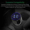 Qualcomm QC3.0 3.1A Fast Car Charger For iPhone 7 8 X 11 12 13 Pro Max and Samsung Phone Dual USB quick charge 3.0 fast Charging Adapter Chargers with Retail Box