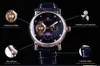 Forsing Fashion Luxury Series Lichtgevende Ontwerp Rose Golden Case Mannen Watch Top Merk Tourbillion Diamond Display Automatisch horloge Q0902