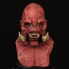 2020 a máscara demônio diabo látex cosplay fantasia máscaras com horríveis chifres adultos adultos adulsos