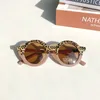 Schöne Kinder Sonnenbrille Sonnencreme Bär Form Rahmen Rahmen Mädchen Kinder Sonnenbrillen rund Street Beat Baby Jungen Brillen süße Töne