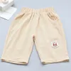 Été Boys039 shorts salopette enfants039s coton Capris beau pantalon pour les élèves du primaire et du secondaire casua6806705