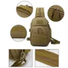 Miltary Tactical Torba na ramię Outdoor Army Airsoft Molle Plecak Fishing Hunting Camping Packs Hiking Nylon Chest Sling Torby Q0721