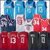 Vintage 13 Harden John 1 Wall Basketball Jersey Hakeem 34 Olajuwon 2021 New Jerseys 100 % genäht Größe S-2XL