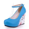 Waterproof Wedges Casual Shoes Sandals Plus Size Super High Sandalias Women Summer Woman Gladiator Mujer Sapato Feminino SA0413
