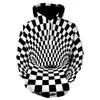 Herren Hoodies Sweatshirts Punk Hip Hop Dizzy Arts 3D Sweatshirt Damen/Herren Pullover Oberbekleidung Lose Tops Vortex Kleidung