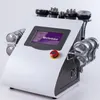 Sollevamento della pelle portatile RF rassodante macchina dimagrante a forma di corpo con cavitazione ultrasonica con 6 cuscinetti EMS micro corrente