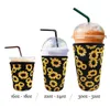 Iced Coffee Cup Handle Sleeve Neoprene Insulated Sleeves Cups Cover For 30oz 32oz Tumbler Water Bottle With Carrying Carrier Holder Bags