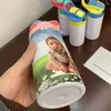 UPS 12oz gerader Sublimations-Schnabelbecher aus Edelstahl, Vakuum-Kinderwasserflasche, Babymilchflaschen, DIY-Wärmeübertragungsbecher