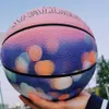 Spalding Basketball Ball Skymning Rosa Akvarell No.7 Limited Commemorative Edition Lyxig designer Utomhus Slitstarka Boys Presenter