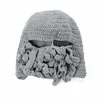 Radfahren Caps Masken Lustige Tentakel Octopus Beanie Strick Bart Hut Fisher Cap Wind Ski Maske Schwarz8598662