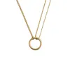 Halsband Enkelt temperamentcirkel CLAVICLE INS COOL Fashion Neck Accessories Women253C5504959