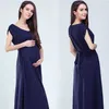 Emozione Mamme Primavera Estate Vestiti di maternità Le donne incinte vestono il collo a V sexy casuale per 210922