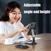 Universal Adjustable Phone Holder Stand for IPhone 11 12 Pro Max Samsung Note 20 Ultra IPad Tablet Foldable Metal Holder Desk Stand
